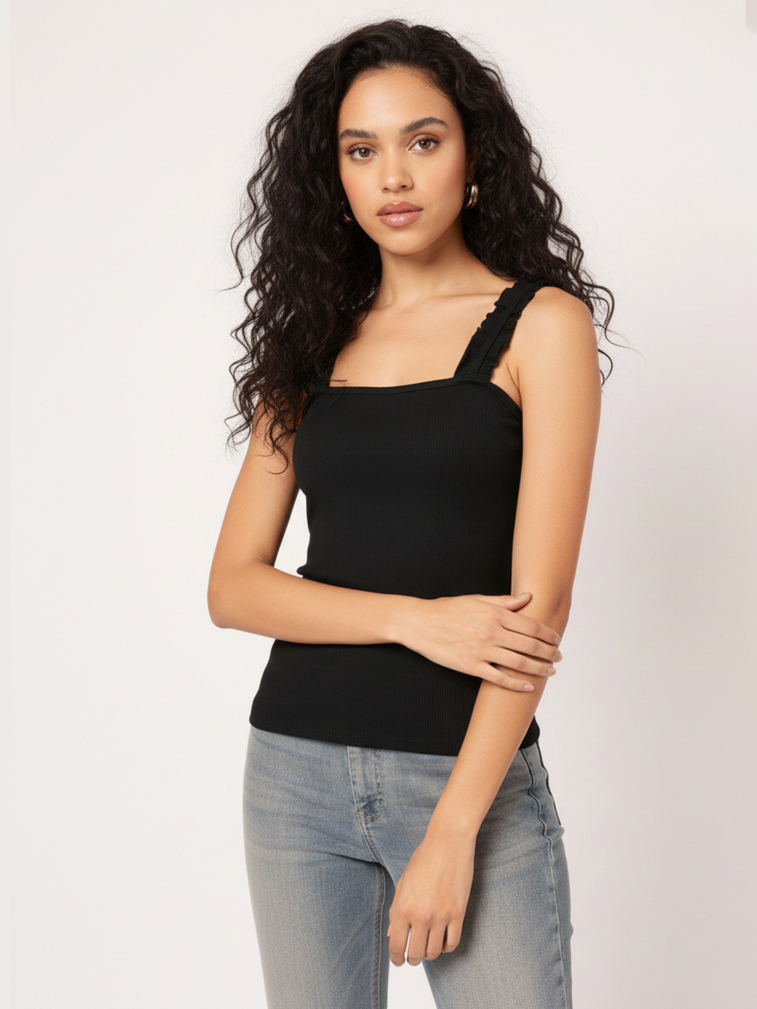 DressBerry Fusion Fits Ribbed Top