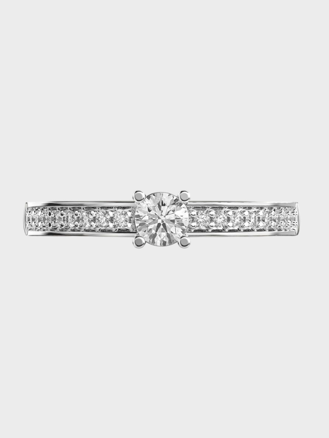Jewelbox 18Kt Everyday Luxe Lab Grown Diamond Ring-1.75 g
