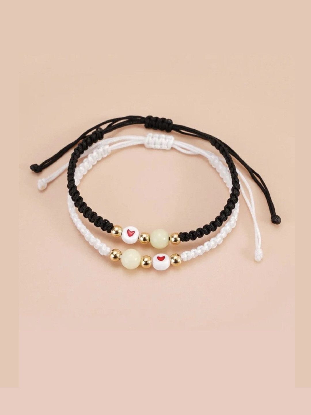 Arihant Shope Unisex Set Of 2 Artificial Beaded Wraparound Bracelet