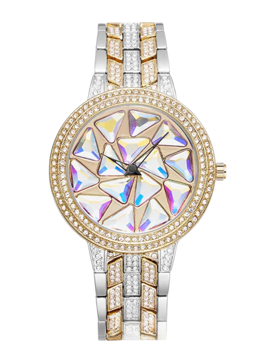 Belbi Women Titanium Dial & Stainless Steel Straps Analogue Watch NEWBL176_678406152736