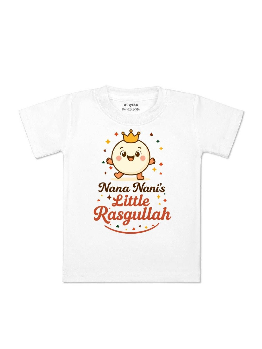 Nana Nani Little Rasgullah Printed Kids Tshirt