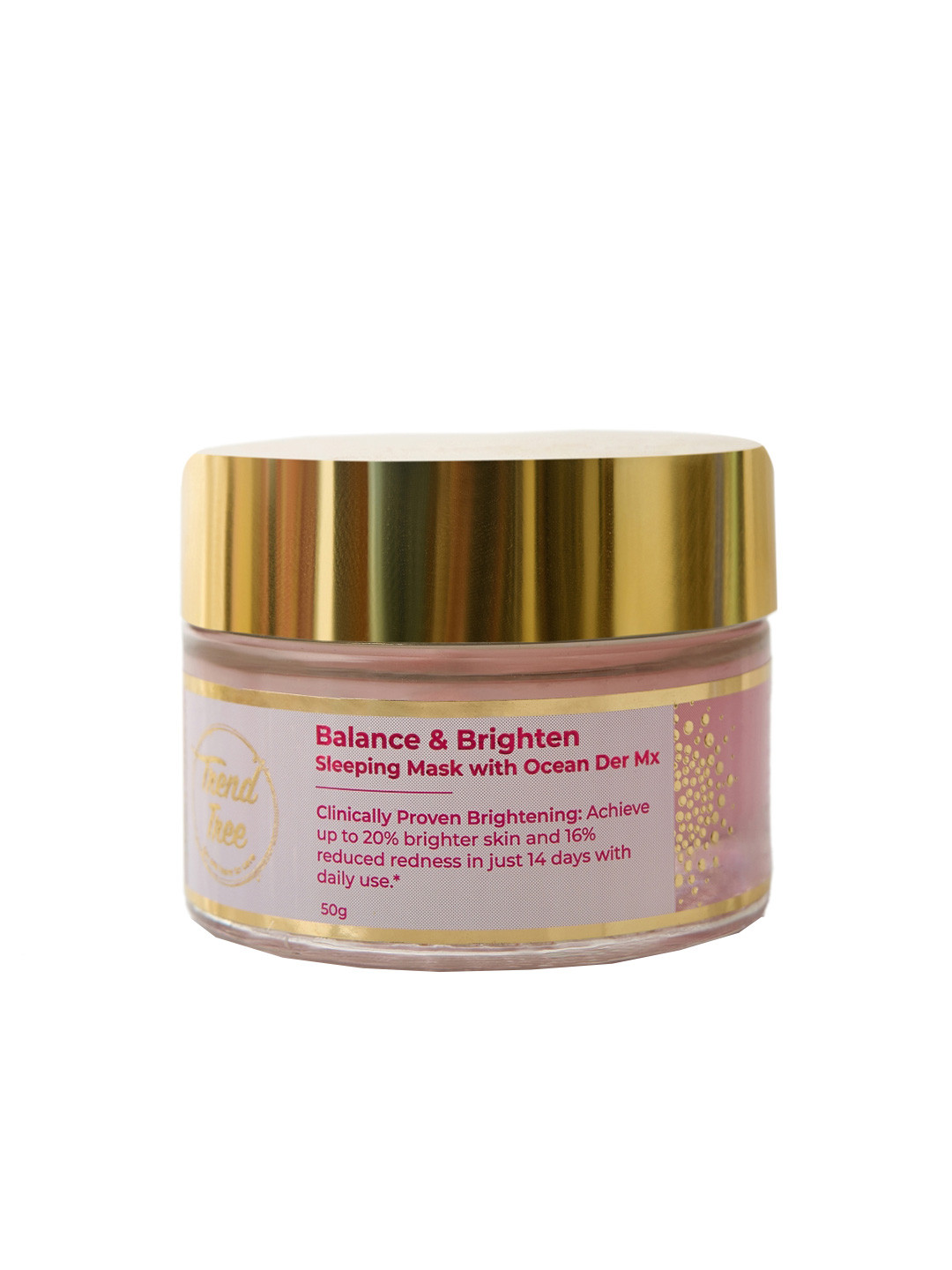 TRENDTREE Brighten & Balance Sleeping Mask with Ocean Der Mx - 50 g