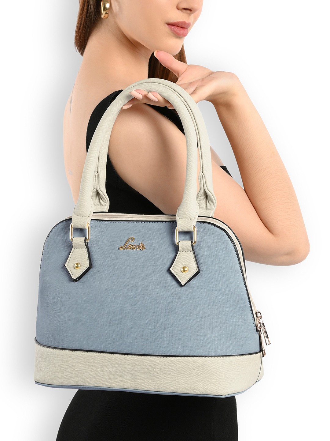 Lavie Women Winnie Solid Structured Satchel Bag