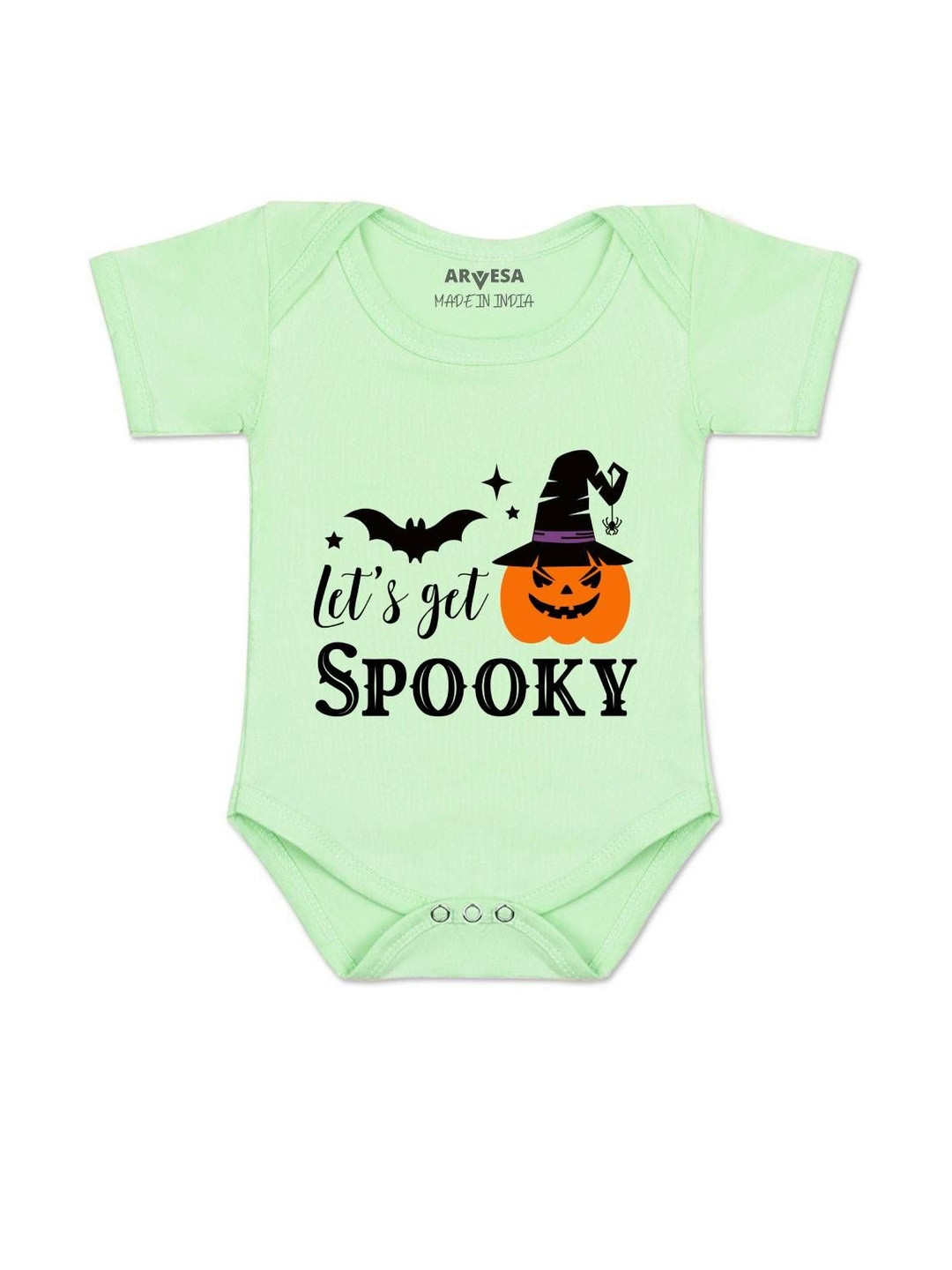 My First Halloween Printed Romper