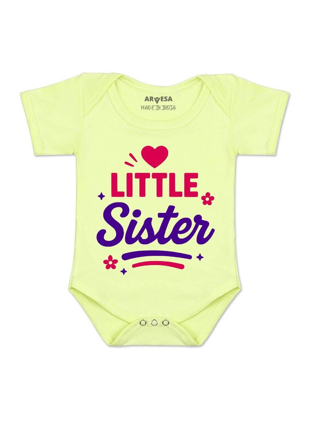 Little Sister Printed Romper