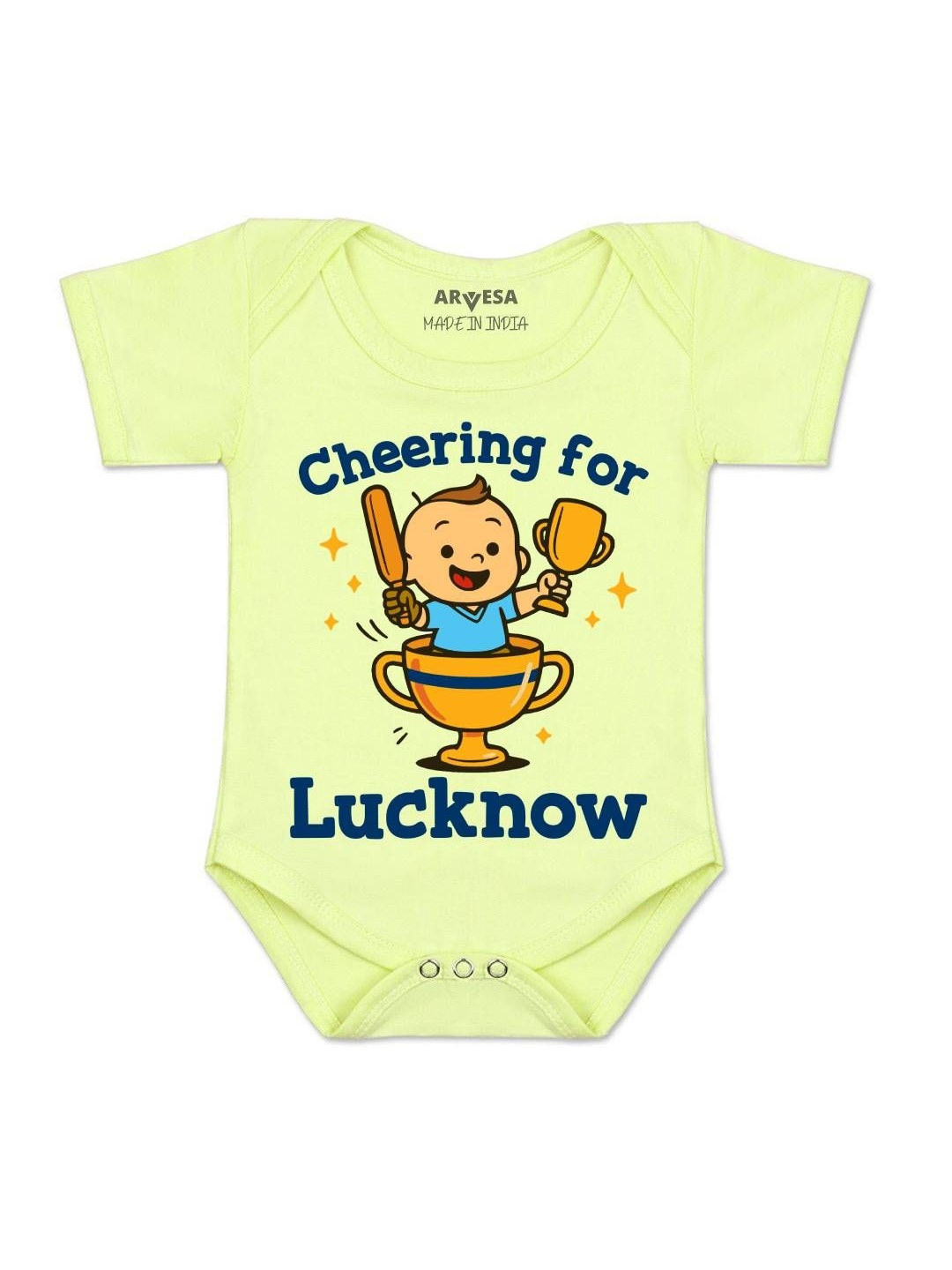 Cheering For Lucknow Printed Romper