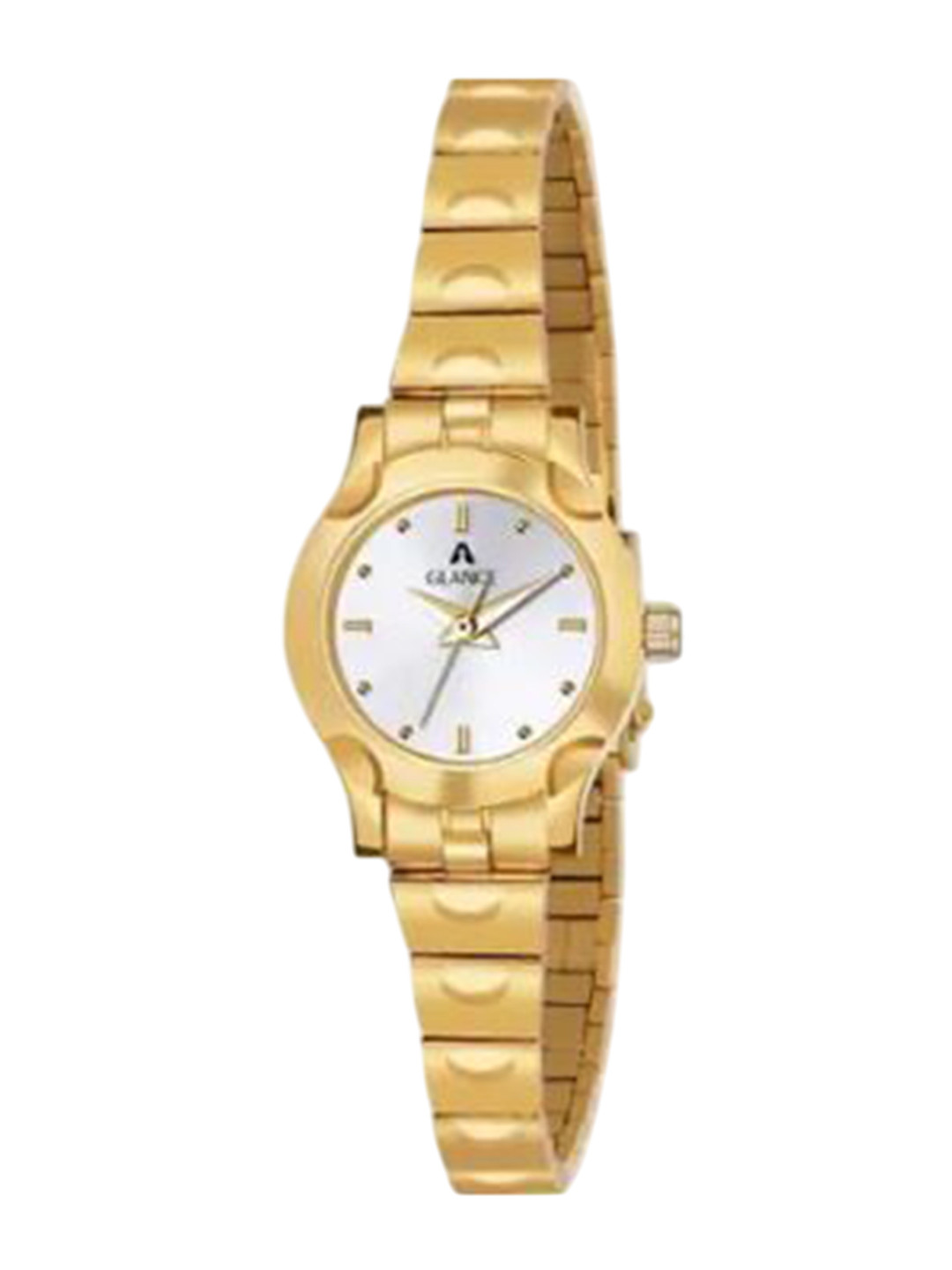 Aglance Women  Stainless Steel Textured Straps Analogue Watch Aglance 8019YM03 Silver