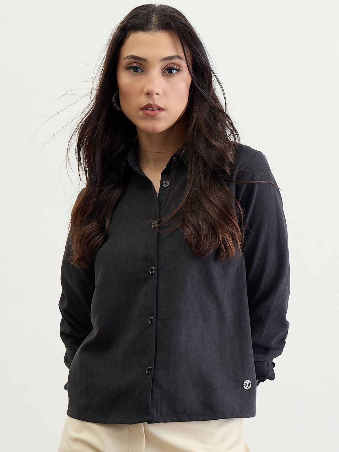 Iconic Classic Spread Collar Casual Shirt