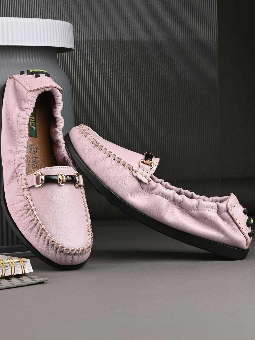 Valentino Women Leather Loafers