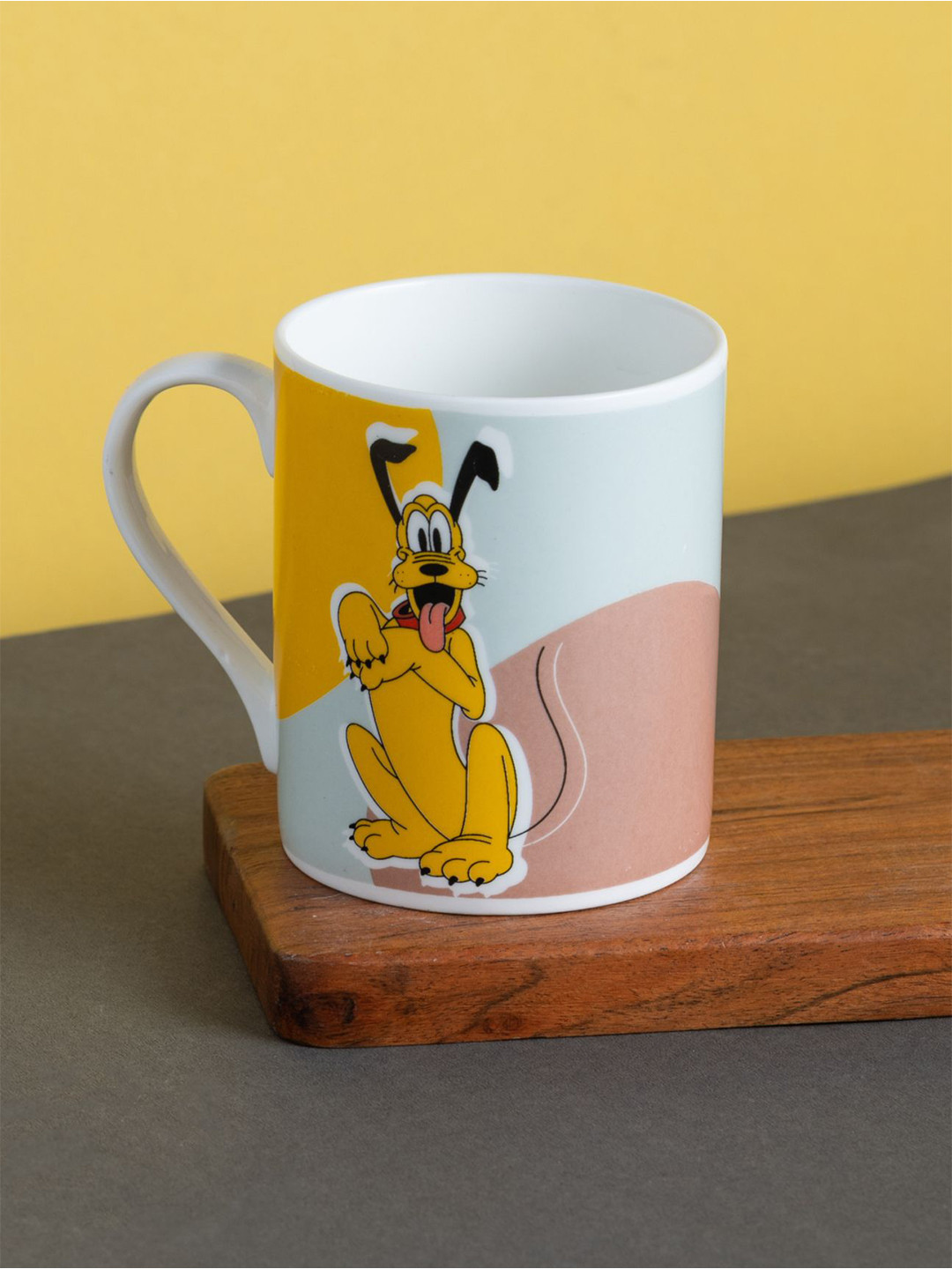 CLAY CRAFT Official Disney Mug Pluto Print Fine Ceramic Coffee Mug 360ml