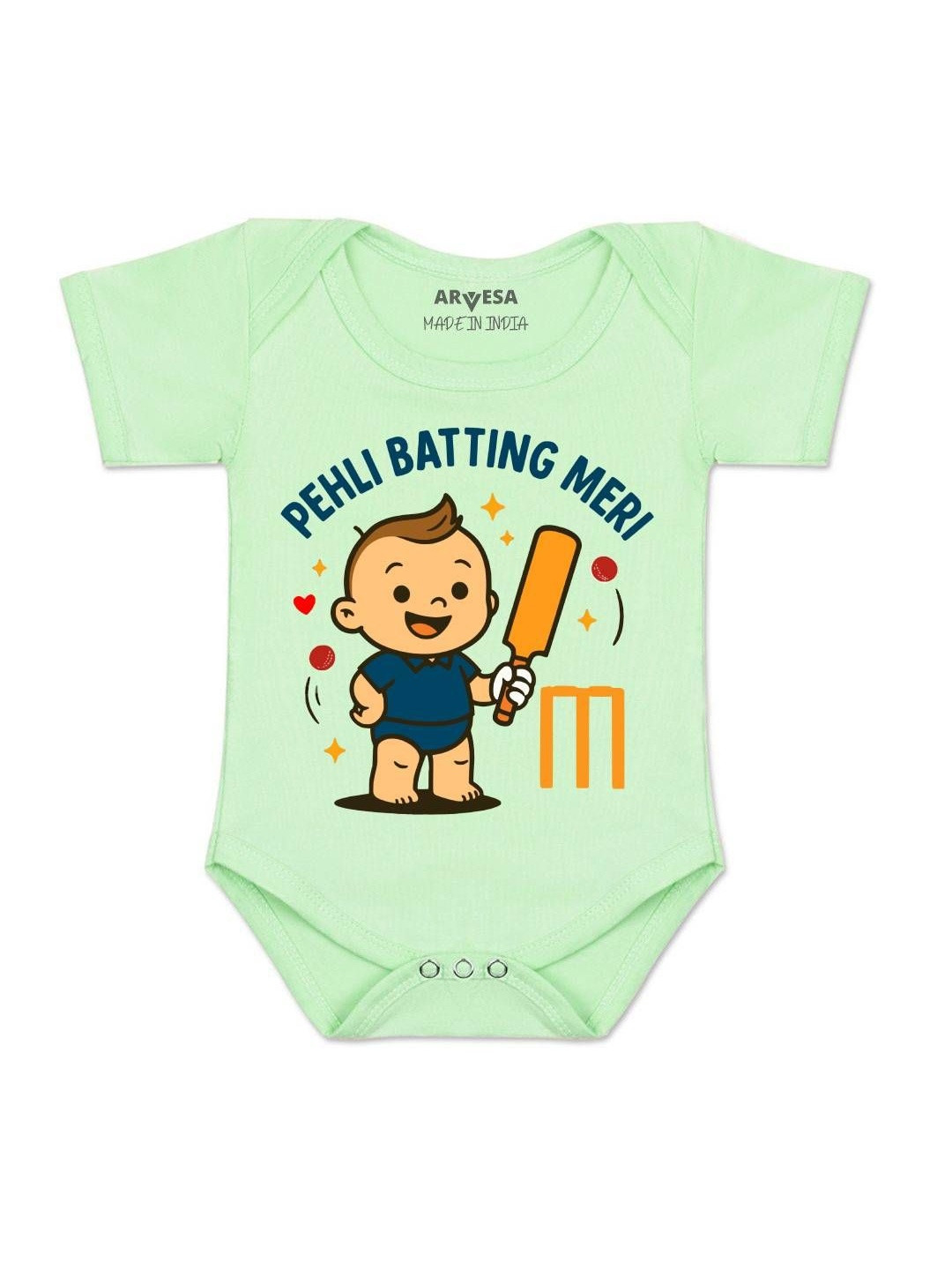 Arvesa Infant Pehli Batting Meri Printed Romper