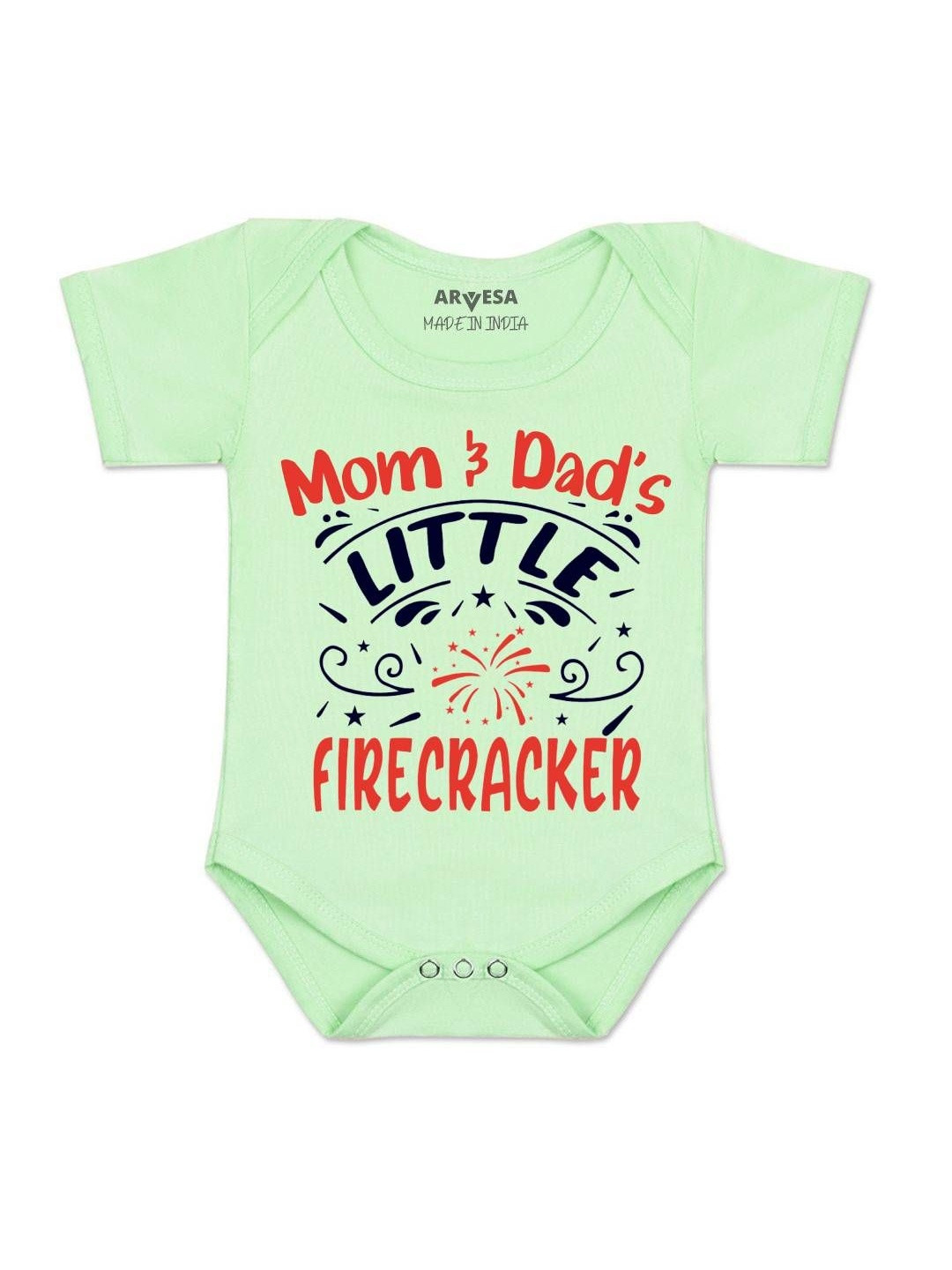 My First Diwali Printed Romper