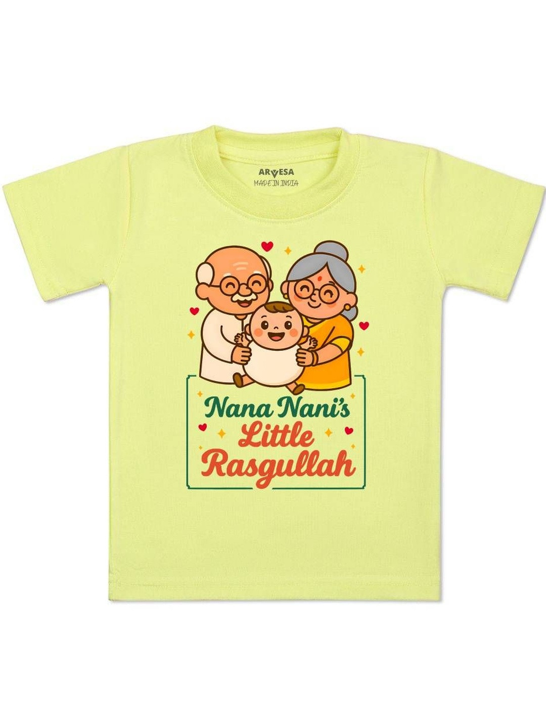 Nana Nani Little Rasgullah Printed Kids Tshirt