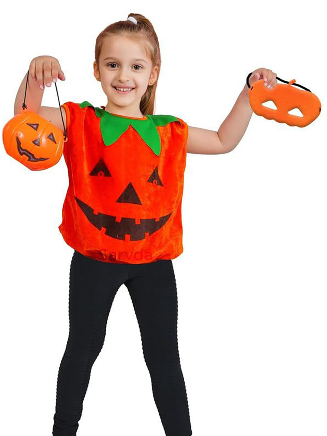 Sarvda Kids Graphic Printed Halloween Themed Top