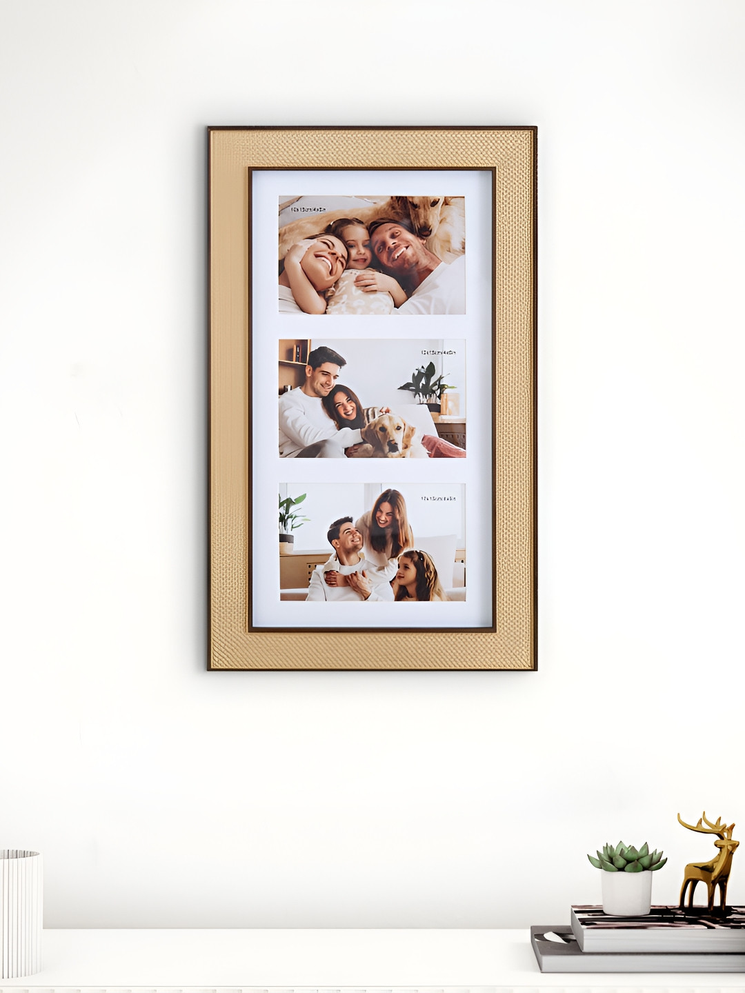Home Centre Beige Photomontage Shack Wall Photo Frame