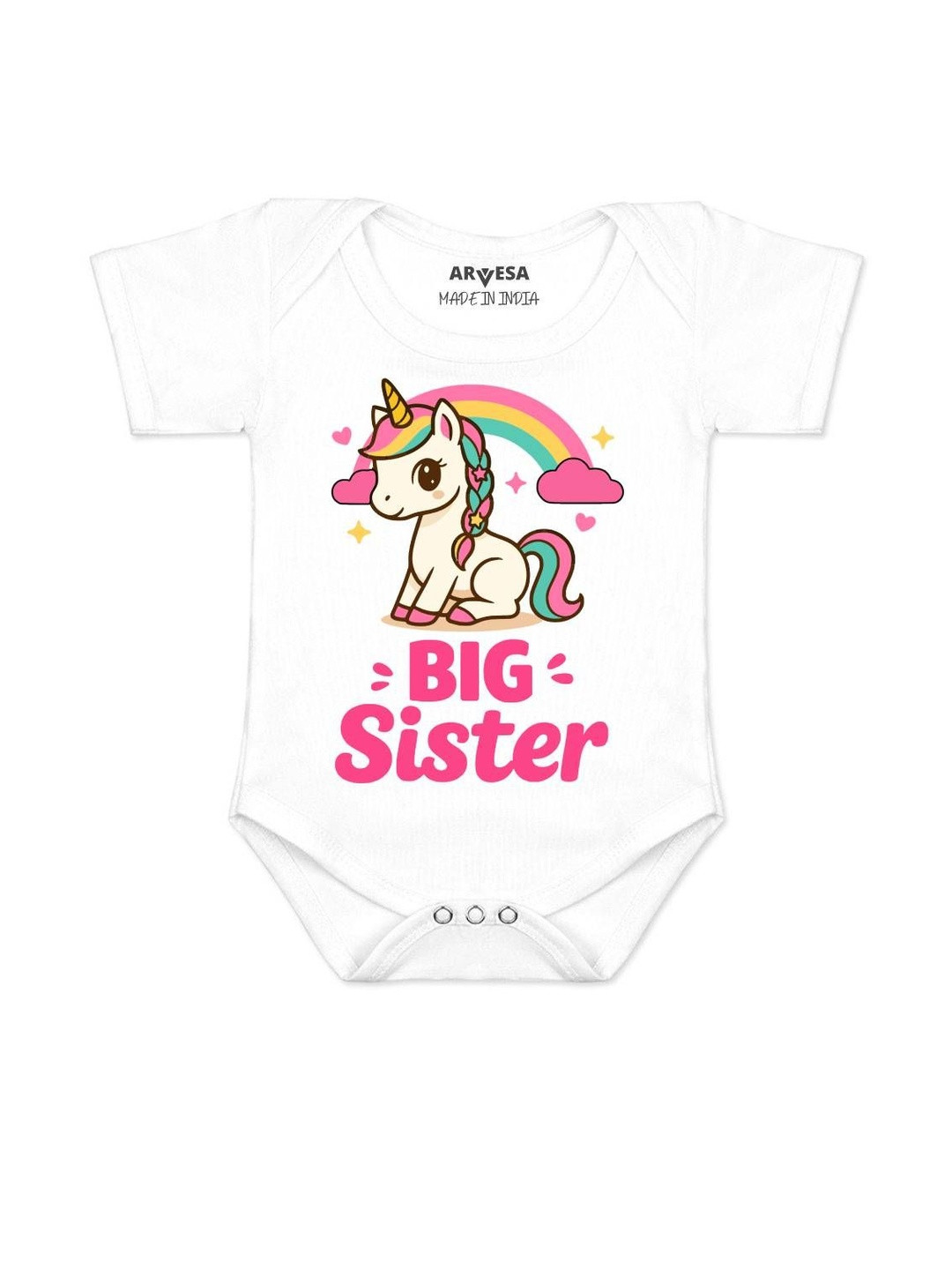Big Sister Printed Romper