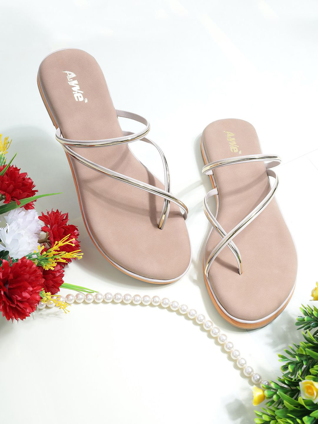 AIWIE Women Stylish One Toe Flats