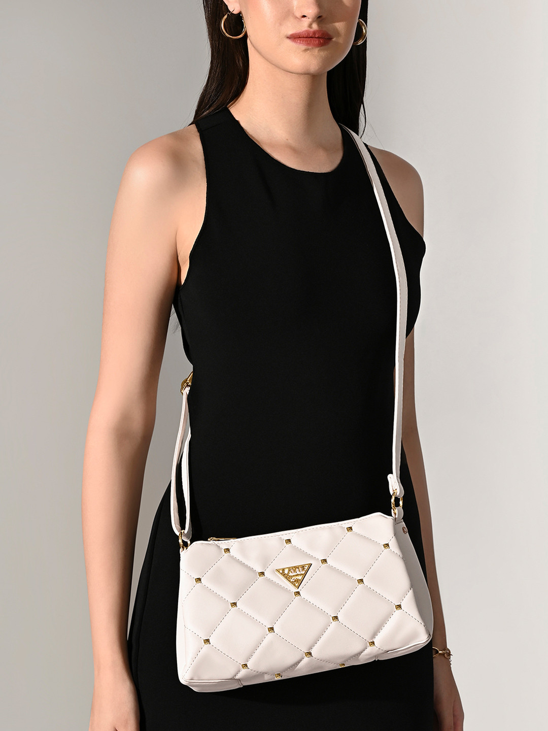 LAVIE Signature Textured Bowling Sling Bag