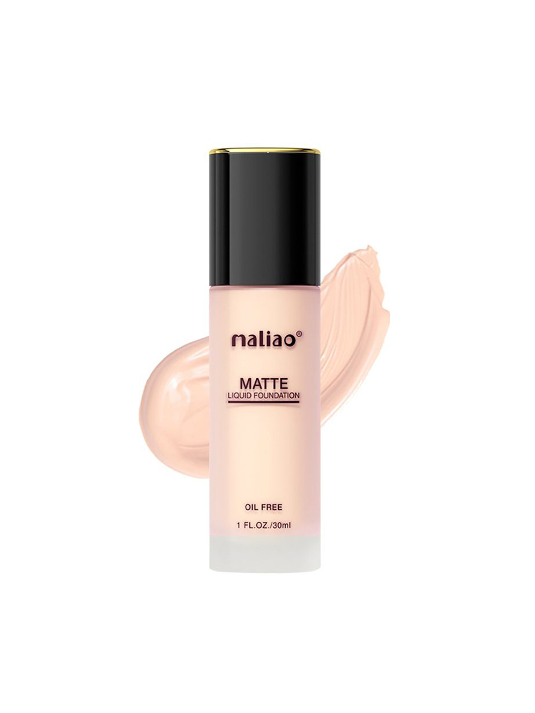Maliao Matte Oil Free & Waterproof Liquid Foundation - 30 ml - White Ivory 01