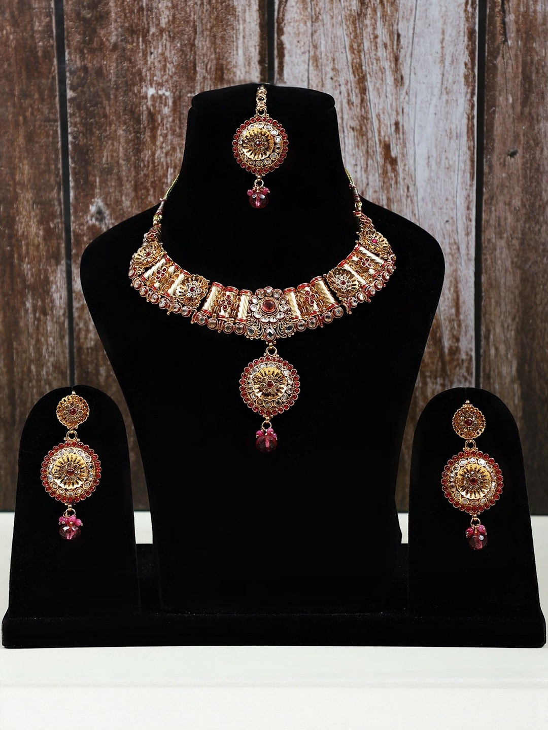 Exotic India Gemstone Jewellery Set