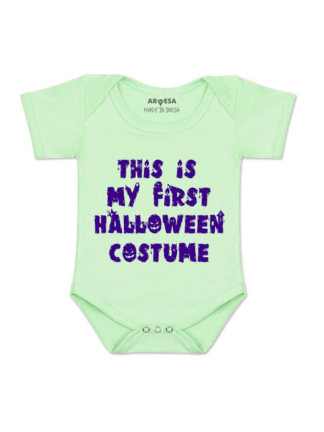 This Is My First Halloween Costume Printed Romper