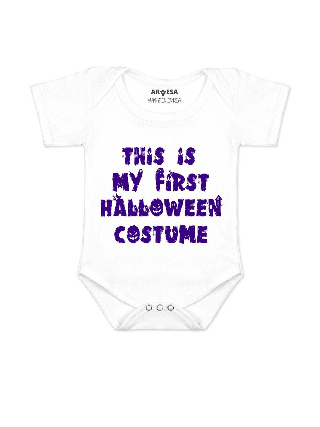 This Is My First Halloween Costume Printed Romper