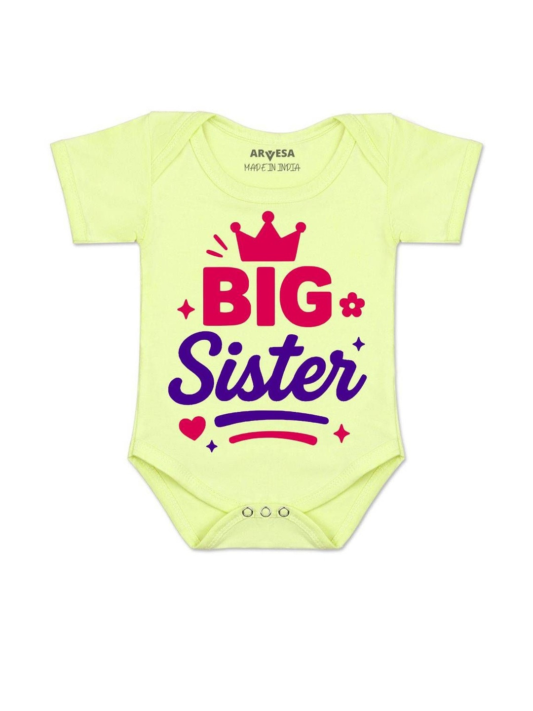 Big Sister Printed Romper