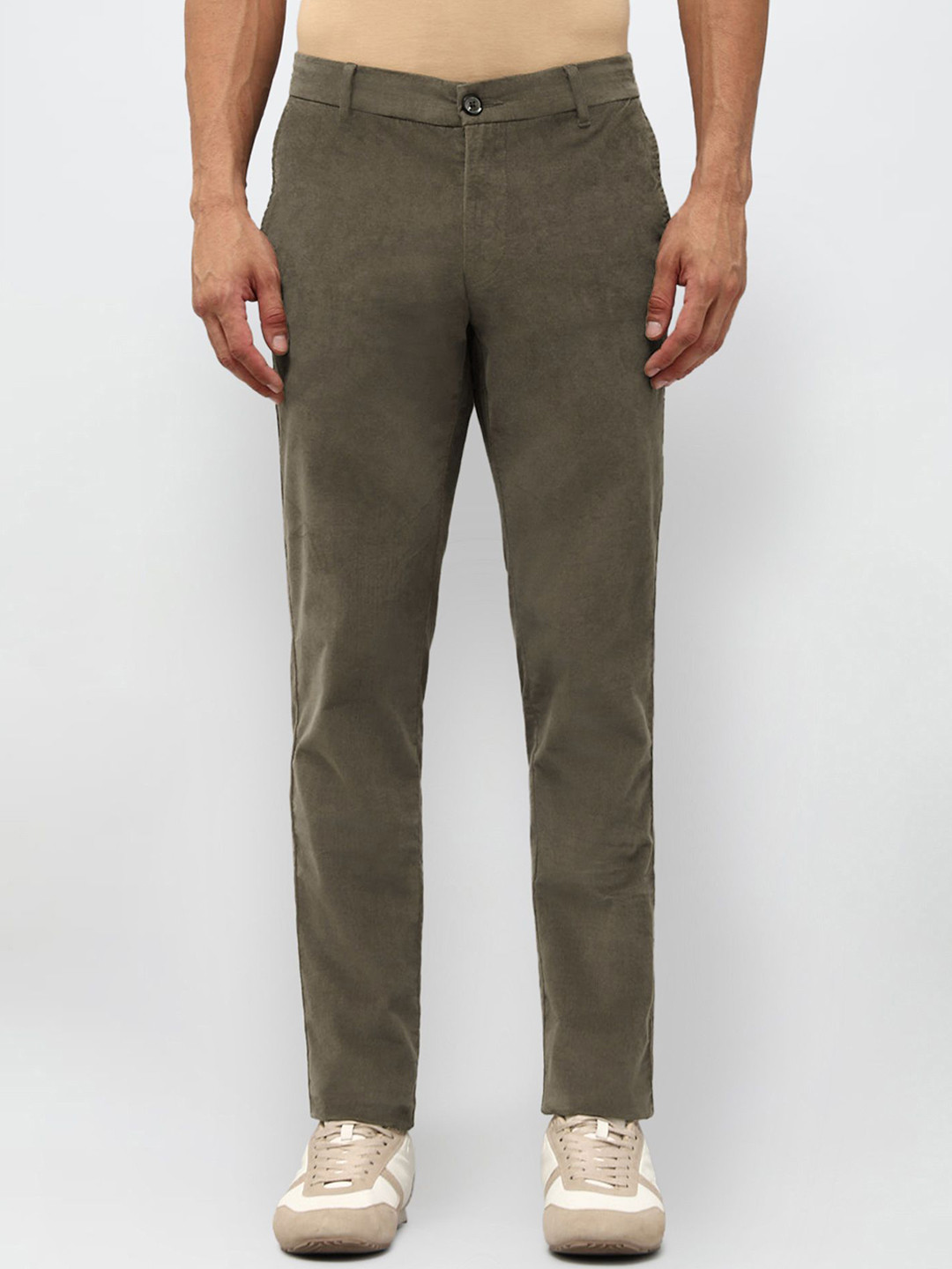 U.S. Polo Assn. Denver Men Slim Fit Mid-Rise Regular Trousers