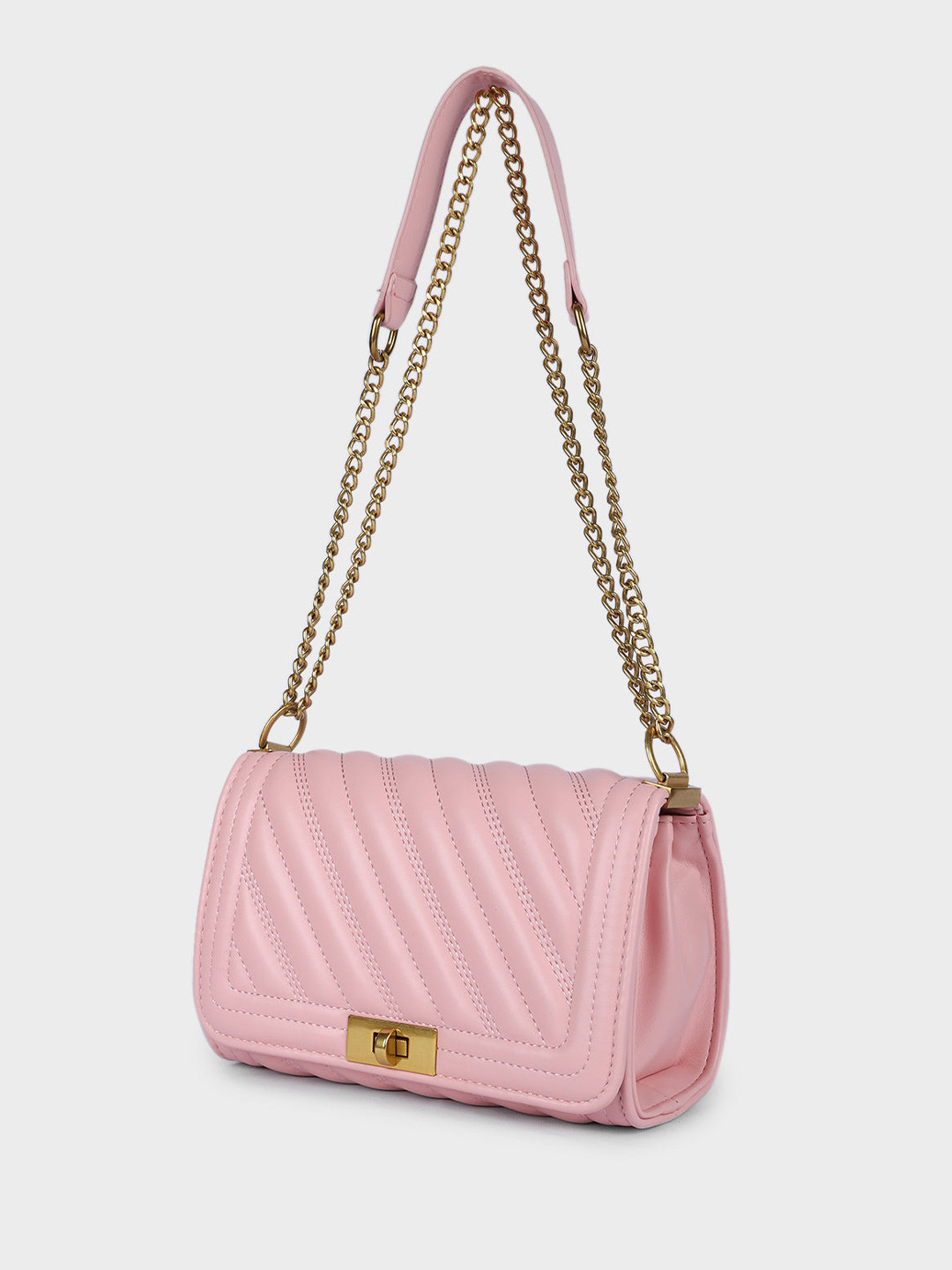 MINI WESST Women Solid Crossbody Quilted Sling Bag