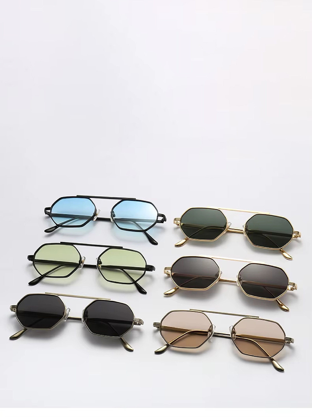 AUGEN Unisex Octagon Sunglasses VI-SG-243-C6