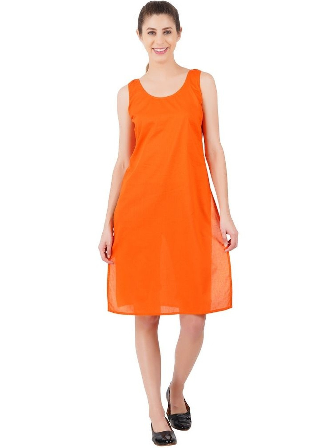 Happy Bunny Women Cotton Knee Length Inner Camisole