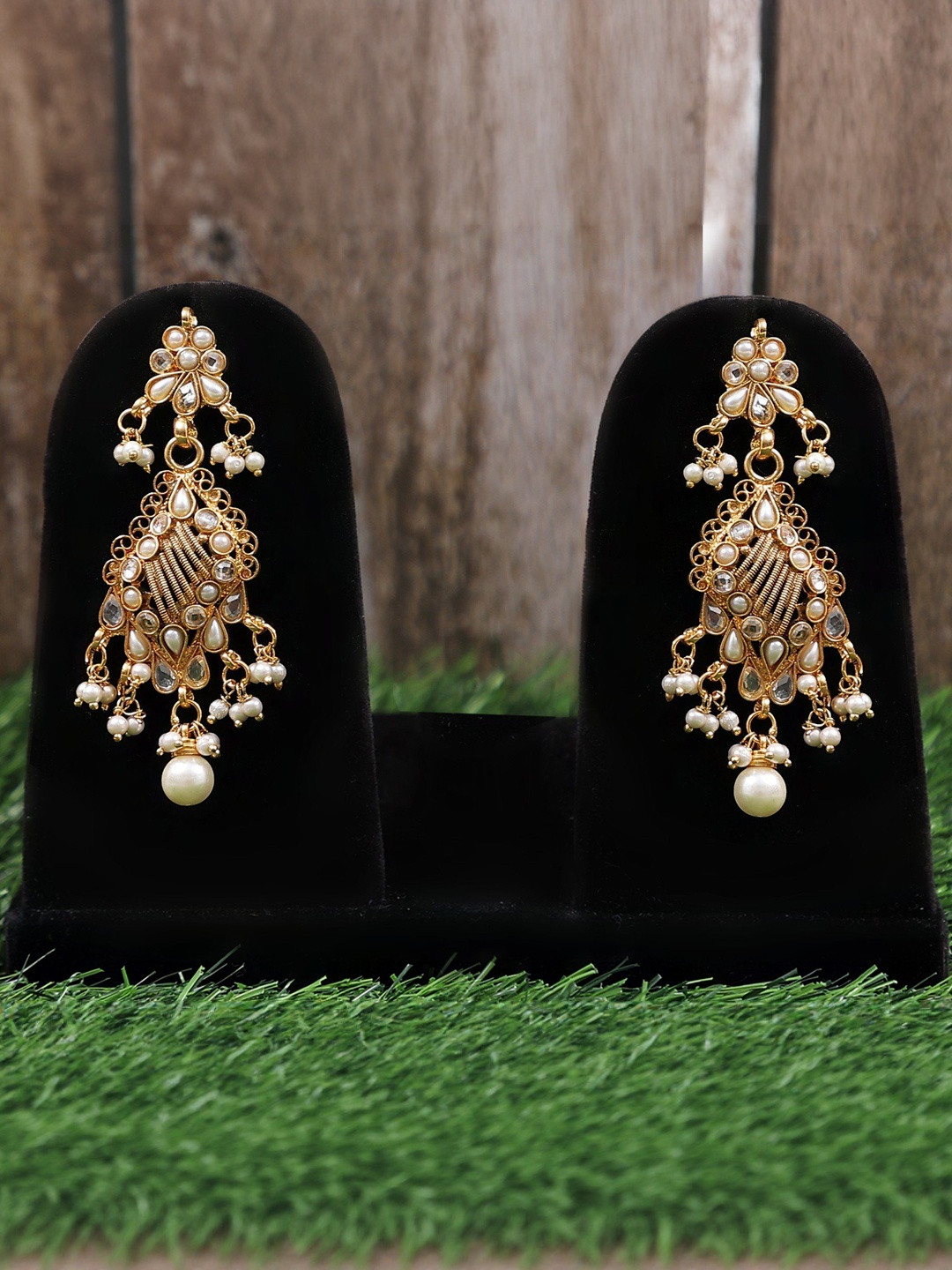 Exotic India Ethnic Drop Earrings