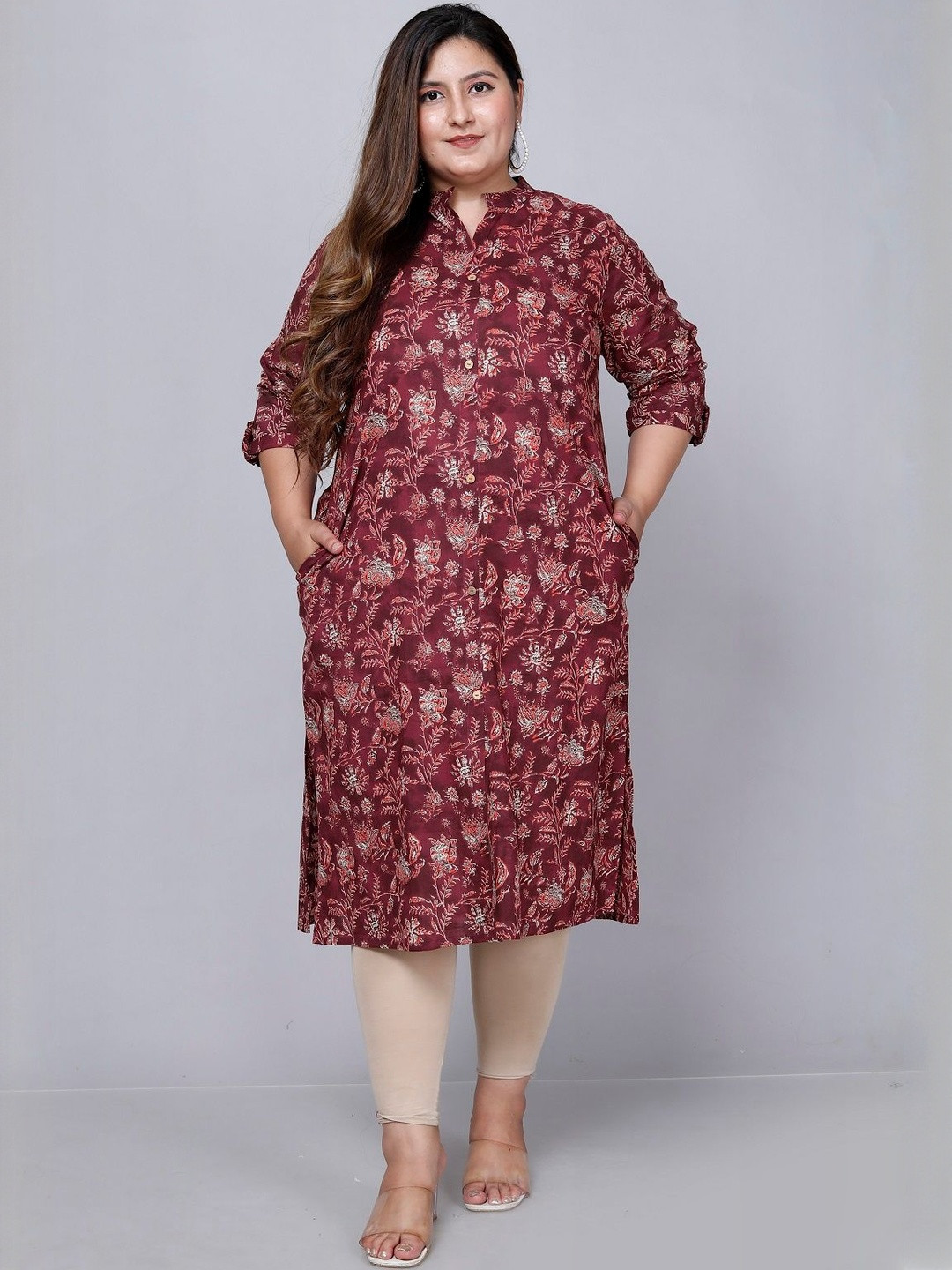 VASAVI Women Cotton A-Line Kurtas