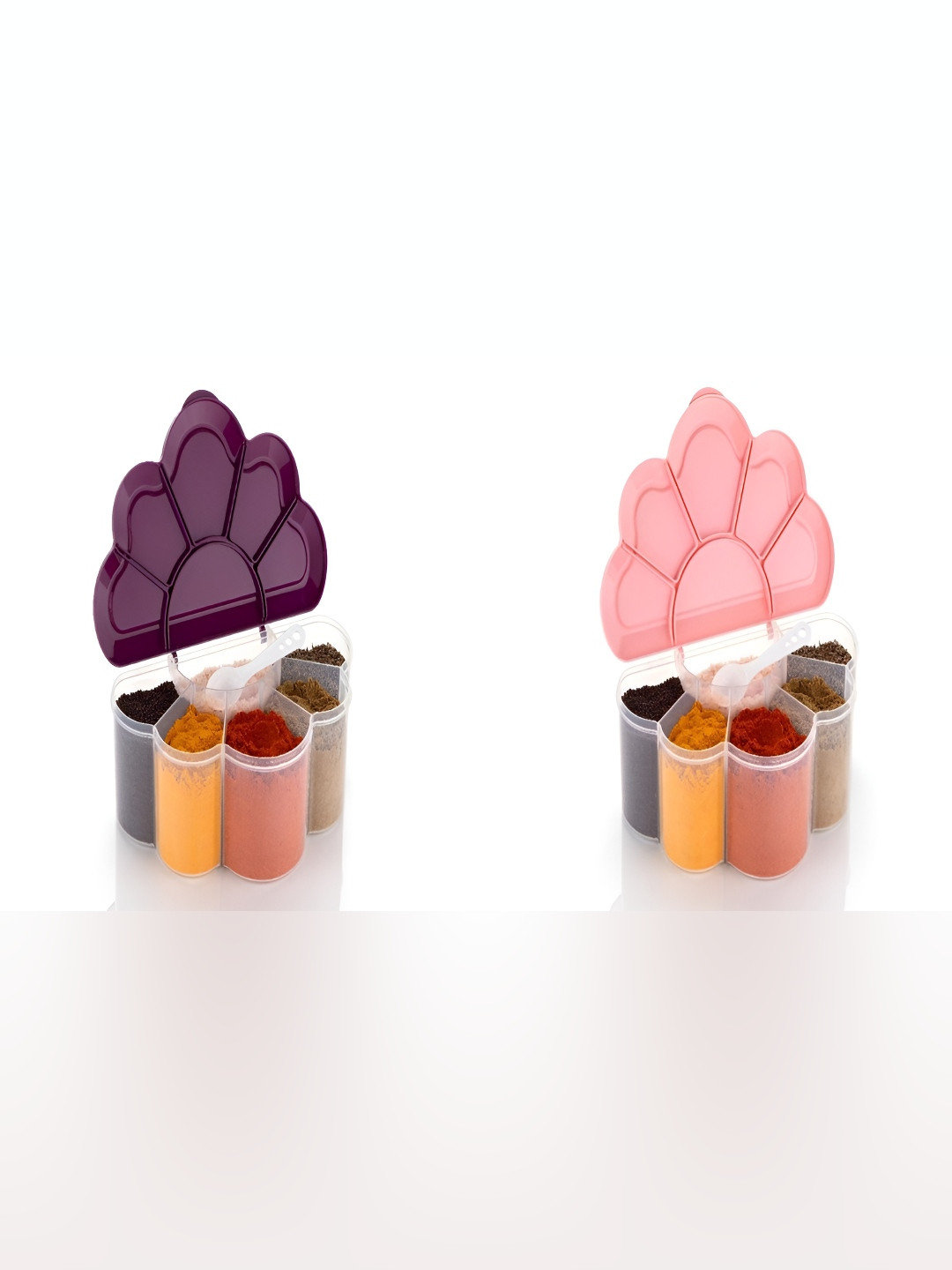 Metrolife Purple & Pink 2 Pieces Kitchen Storage Containers-2 L