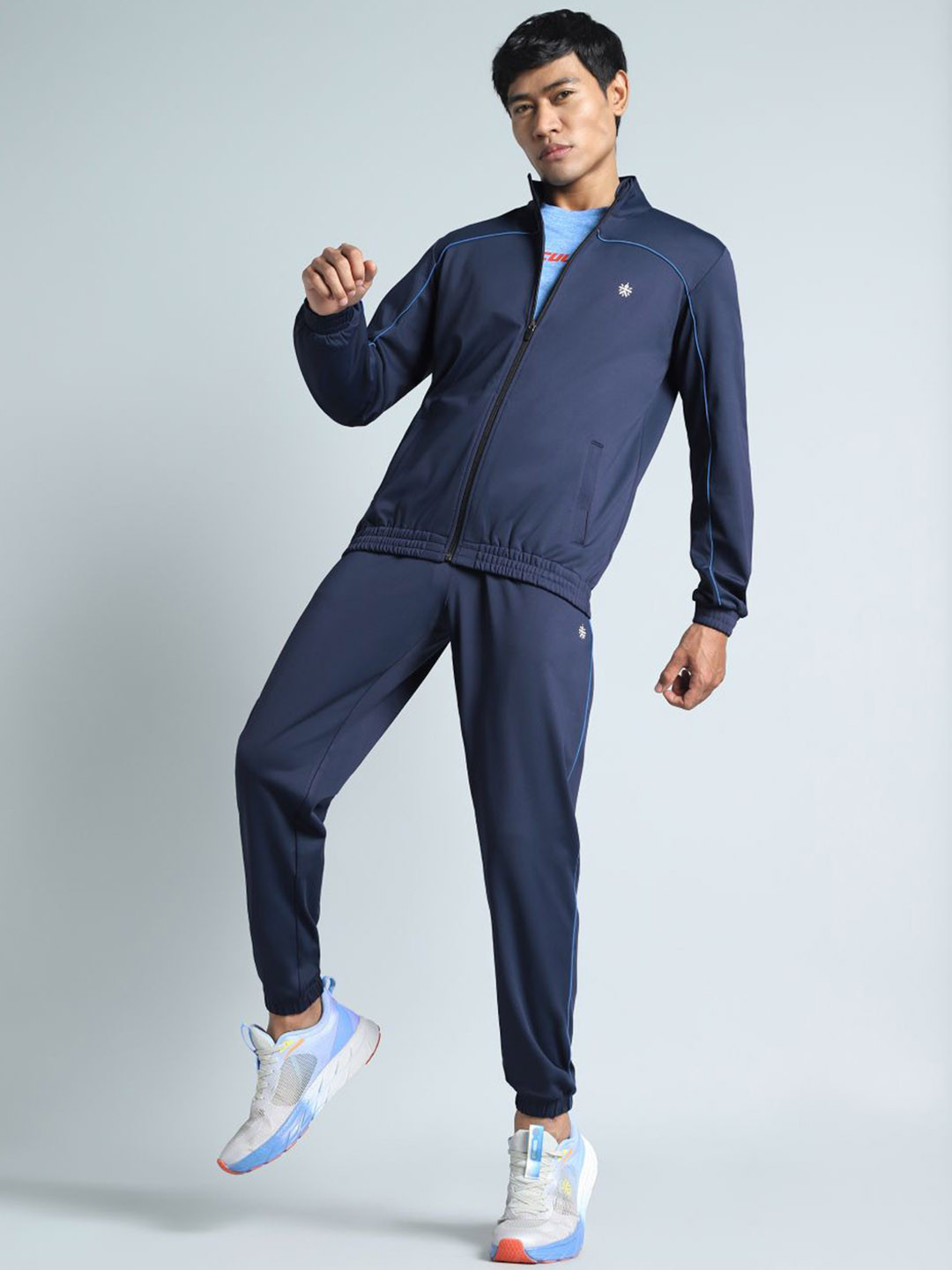 CULT Men Navy Training All Format Tracksuit