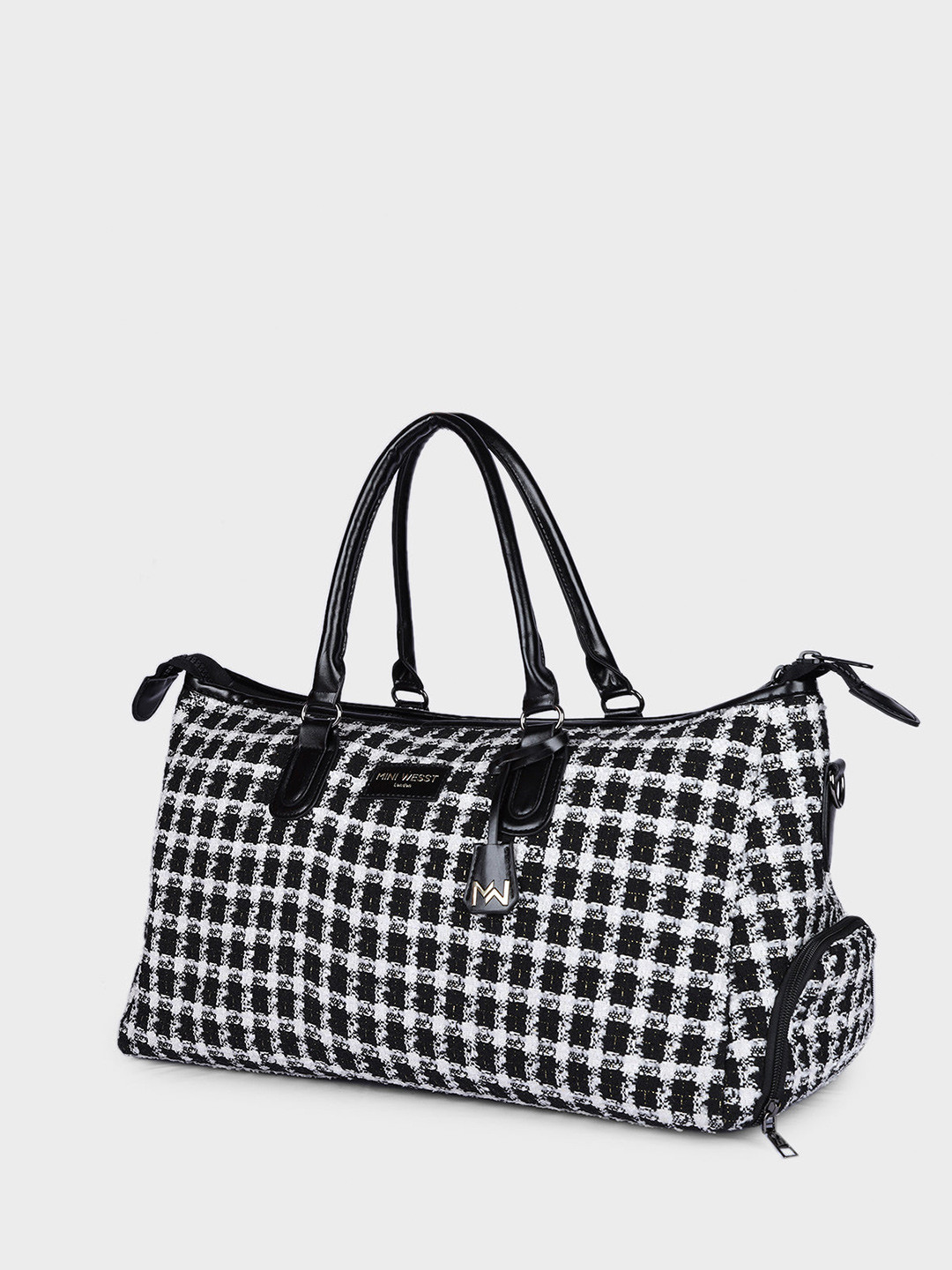 MINI WESST Checked Wall Street Duffel Bag