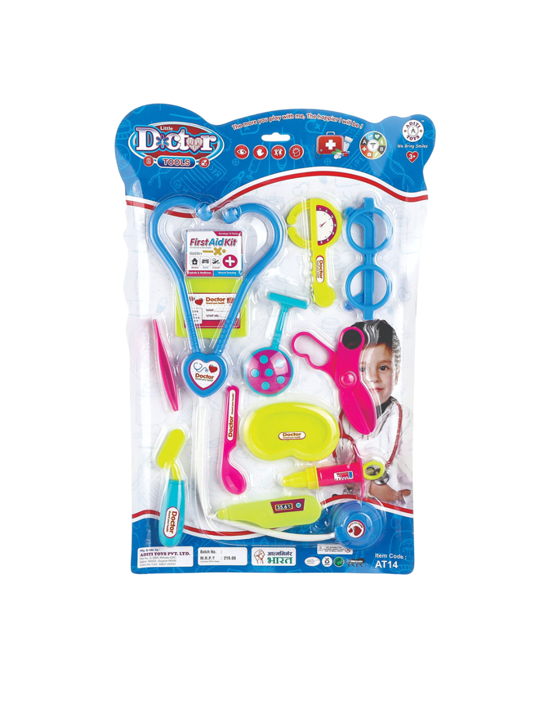 CHANAK Kids Set Of 13 Doctor Playset