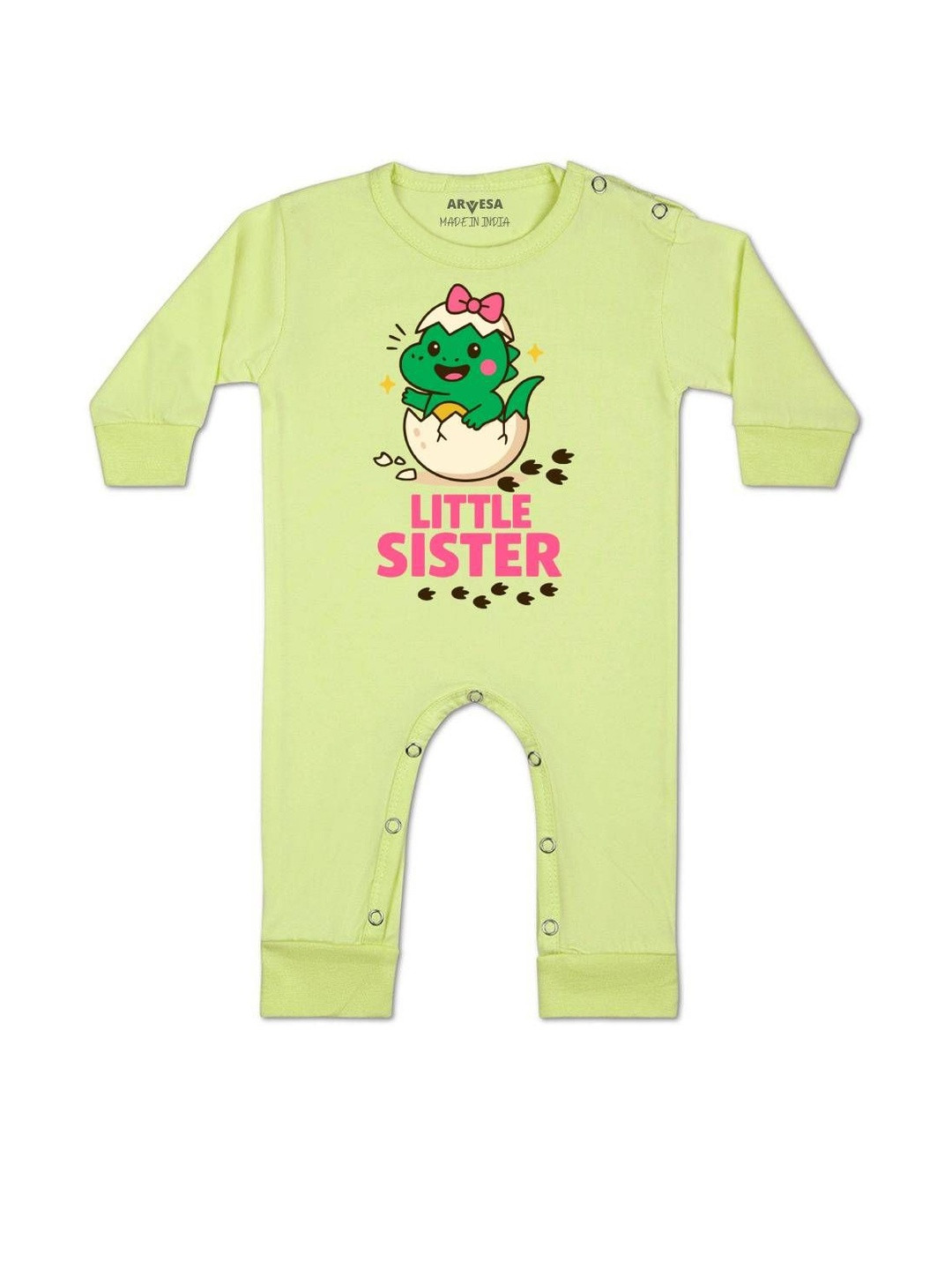 Arvesa Kids Printed Baby Rompers