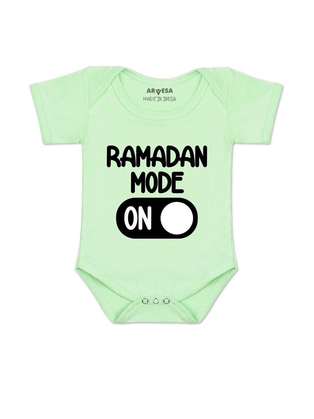 Arvesa Kids Ramadan Mode On Printed Romper