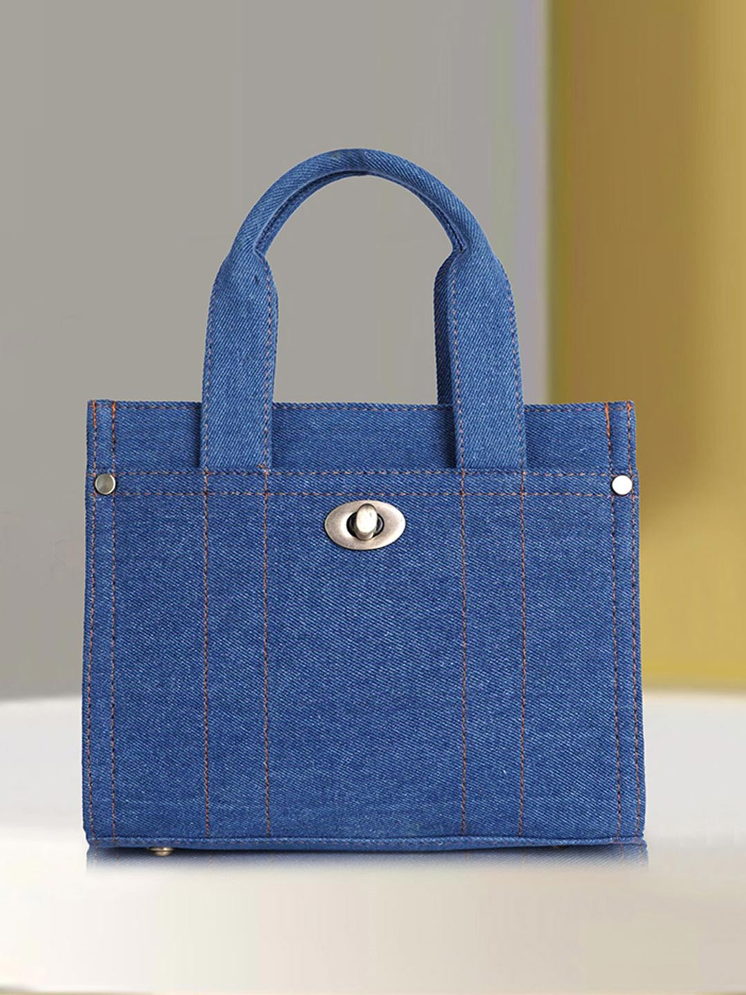 LUNA & SOL Baguette Satchel With Detachable Sling Strap