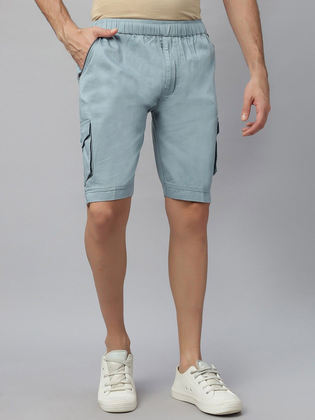 HO BINDAASS Men Slim Fit Cargo Shorts