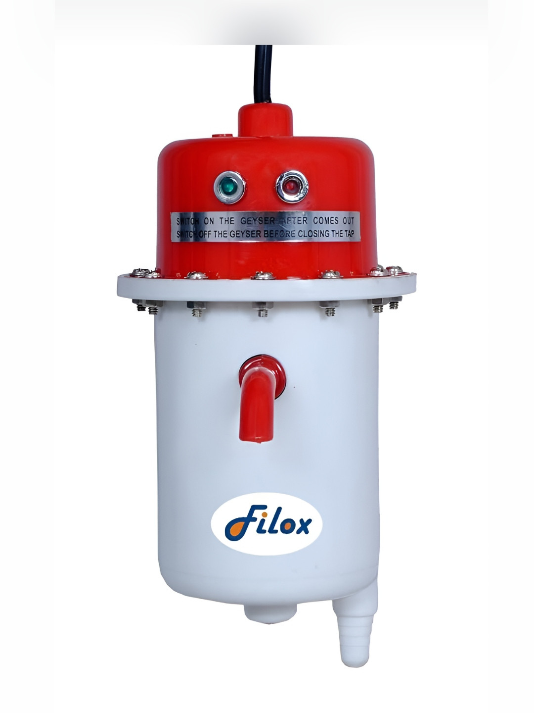 Filox Red & White 3000 W Instant Water Heater-1 l