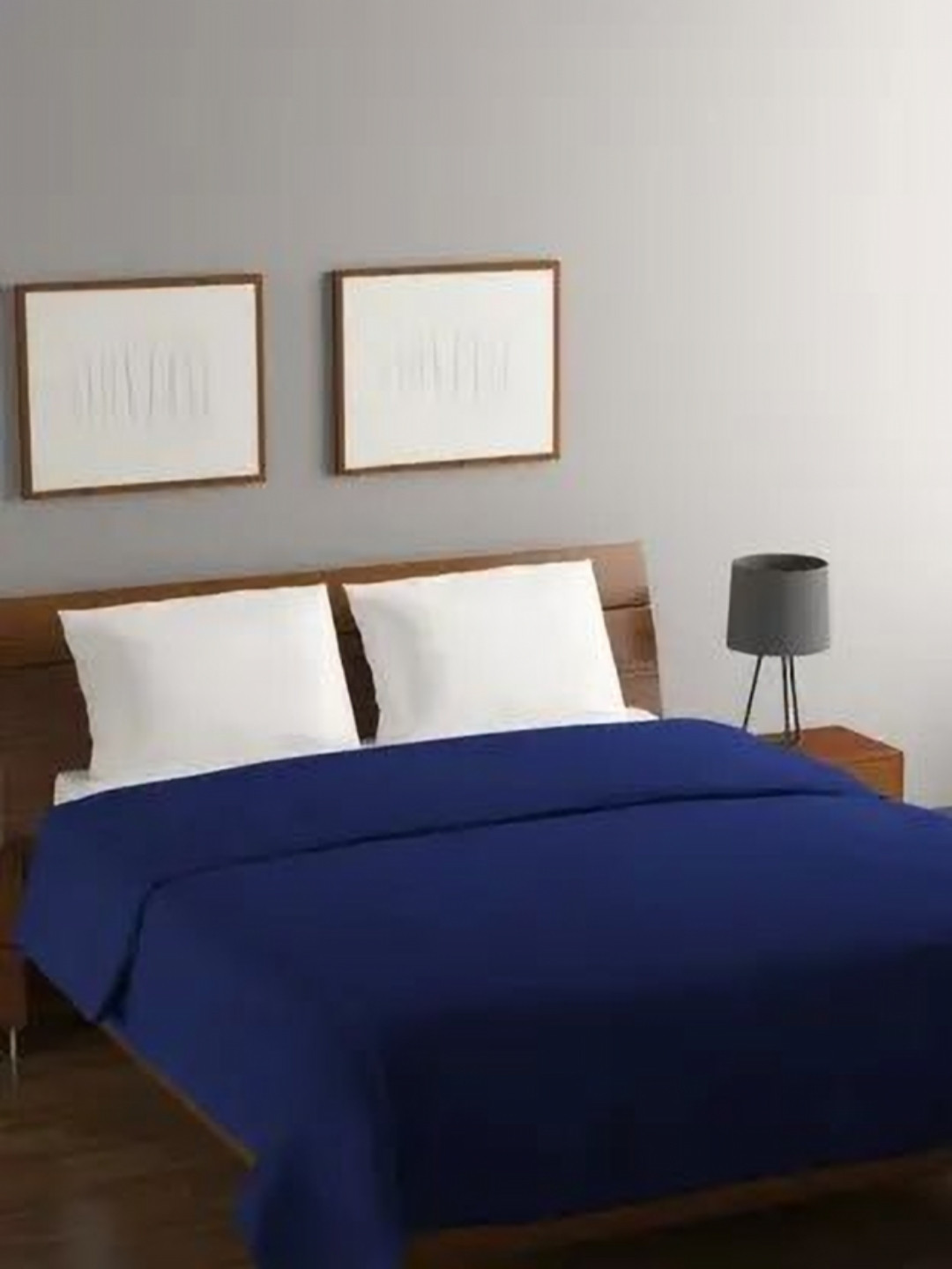 Steve & Anderson All Season Blue AC Room 233 GSM Double Bed Blanket