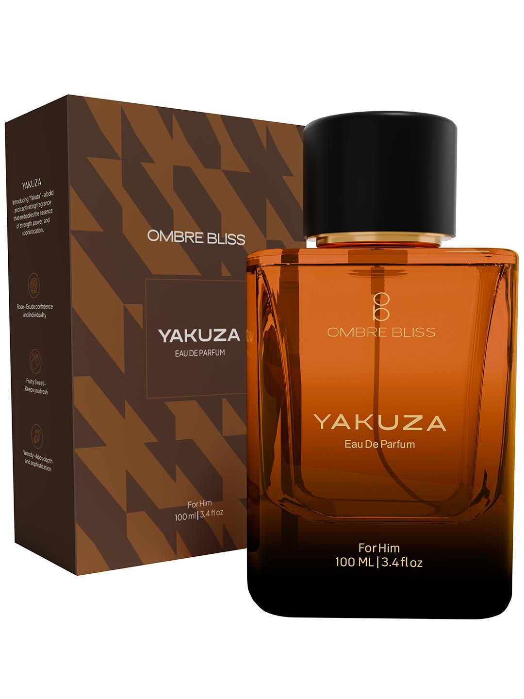 OMBRE BLISS Men's Yakuza Long Lasting Eau De Parfum- 100 ml