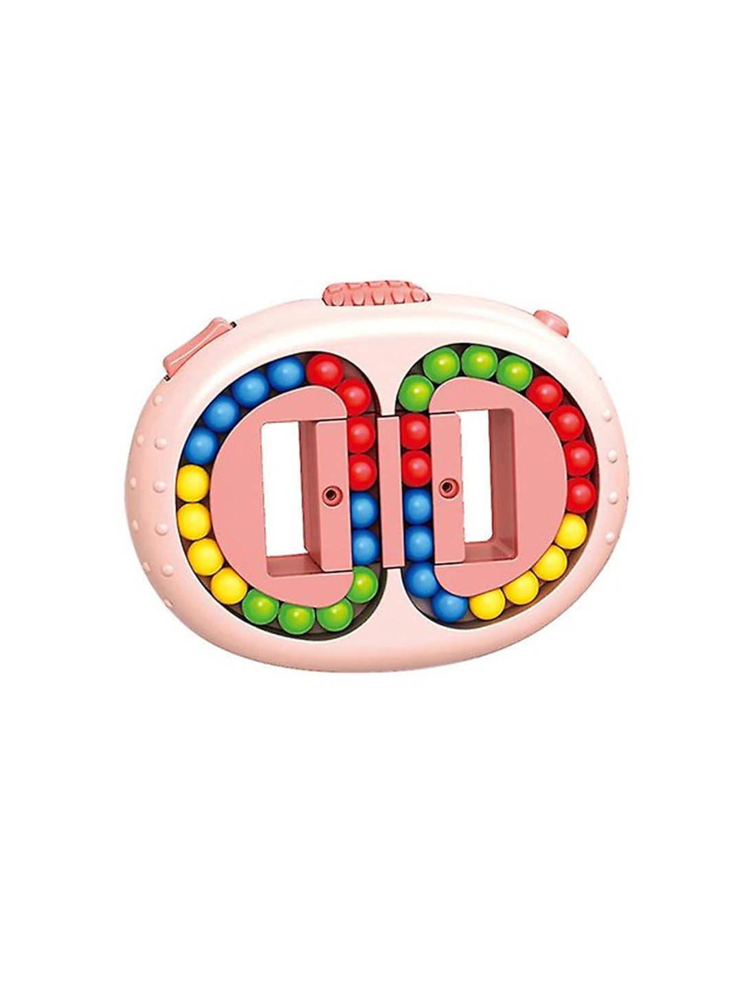 AUGEN Kids 2 in 1 Rotating Magic Bean Cube Spinner Puzzles Activity Toys and Games