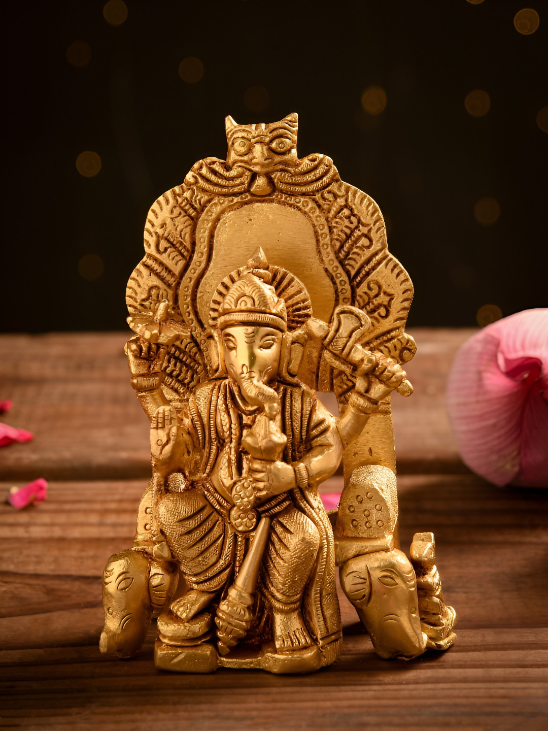 JAYPORE Gold-Toned Matte Religious Idol Showpiece