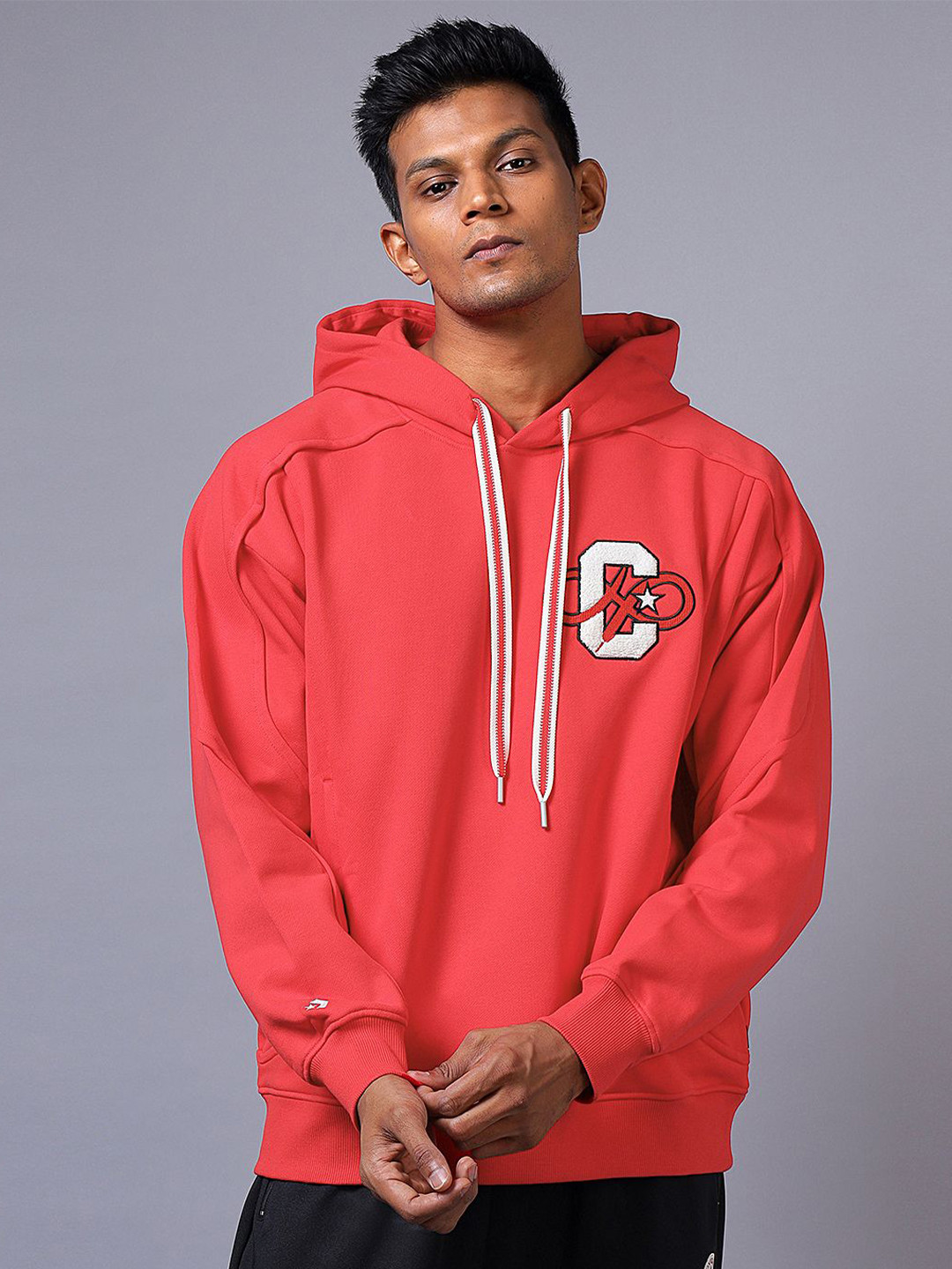 Converse Men Hooded Pullover Sweatshirt