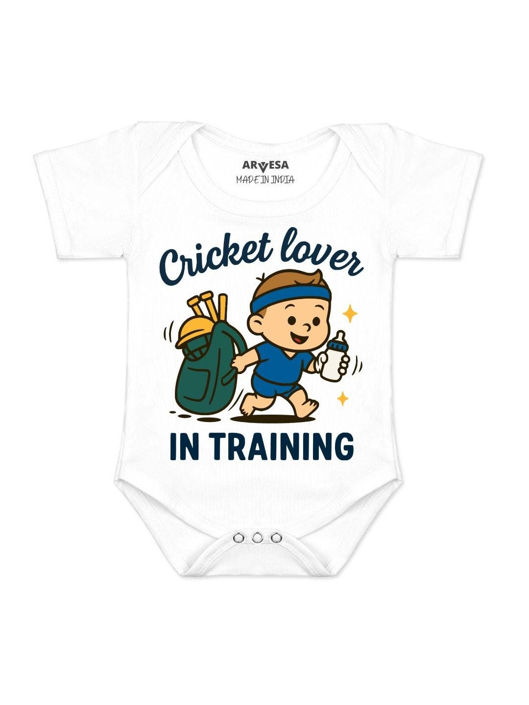 Cricket Lover Printed Romper
