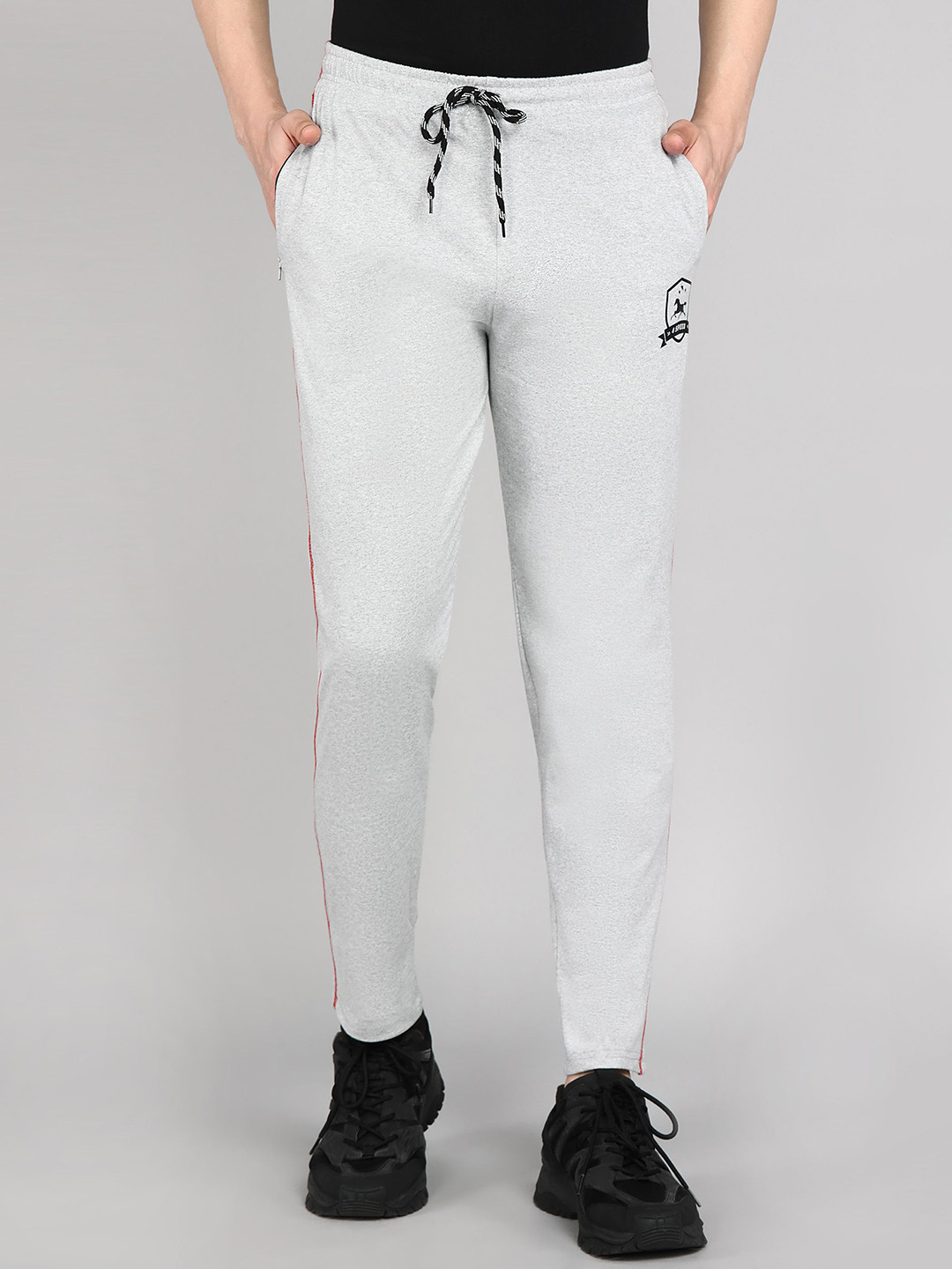 4 SPEED Men Mid Rise Cotton Track Pant