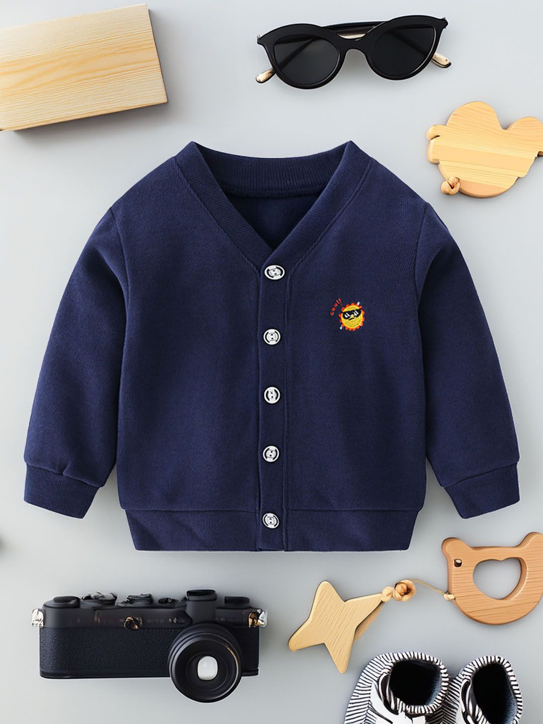 Xsole Boys V-Neck Cardigan